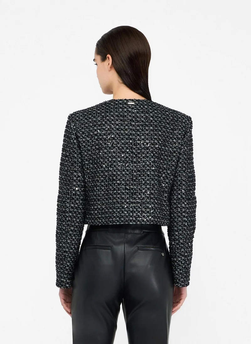 ليو جو Bouclé jacket